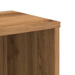 Berkfield Bookcase Artisian Oak 50X25X105 Cm Engineered Wood - thumbnail 7