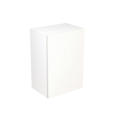 Kitchen Kit Wall Unit 500mm W/ Slab Cabinet Door - Super Matt White - image 1