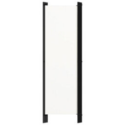 Berkfield Practical 4-Panel Room Divider Cream White 200X180 Cm - thumbnail 4