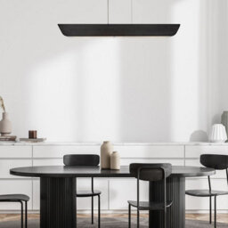 Luminosa Lighting Elstead Hinkley Arco Led Bar Pendant Ceiling Light Contemporary Black Oxide 3000K - thumbnail 2