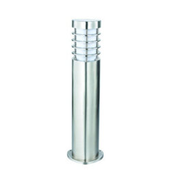 Luminosa Lighting Luminosa Bliss Outdoor Floor Post Ip44 Brushed Stainless Steel & Frosted
