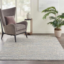 Beige Modern Wool Luxurious Easy To Clean Handmade Abstract Optical/ (3D) Dining Room Bedroom And Living Room Rug -168Cm X 226Cm - thumbnail 1