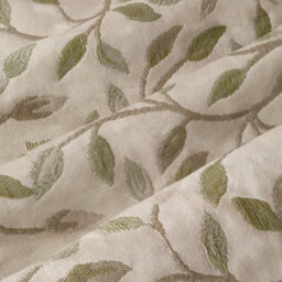 Voyage Maison Voyage Cervino Leaf Jacquard Pencil Pleat Curtain Pair, Lichen, (W) 117Cm X (D) 137Cm - thumbnail 6