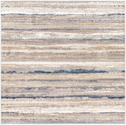 Livabliss Square Roma-Modern Grey Multicoloured Brown Living Dining Bedroom Rug 200 X 200 Cm Easy Care, Non Shedding - thumbnail 1