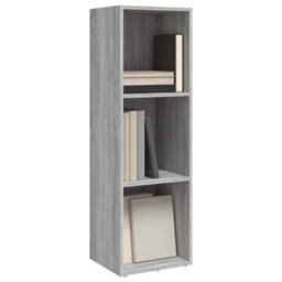 Berkfield Book Cabinet/tv Cabinet Grey Sonoma 36X30X114 Cm Engineered Wood - thumbnail 3