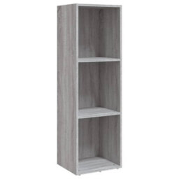 Berkfield Book Cabinet/tv Cabinet Grey Sonoma 36X30X114 Cm Engineered Wood - thumbnail 2