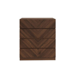 Gfw Catania 4 Drawer Chest Royal Walnut - thumbnail 3