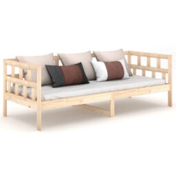 Berkfield Day Bed Solid Wood Pine 90X200 Cm - thumbnail 2