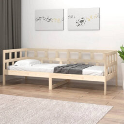 Berkfield Day Bed Solid Wood Pine 90X200 Cm - thumbnail 4