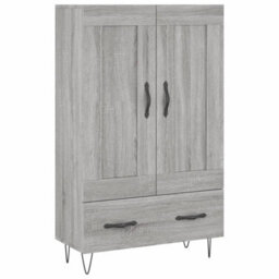 Berkfield Highboard Grey Sonoma 69.5X31X115 Cm Engineered Wood - thumbnail 2