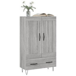 Berkfield Highboard Grey Sonoma 69.5X31X115 Cm Engineered Wood - thumbnail 3