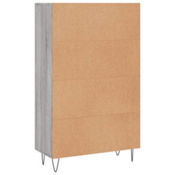 Berkfield Highboard Grey Sonoma 69.5X31X115 Cm Engineered Wood - thumbnail 8