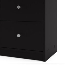 Furniture To Go May Chest Of 6 Drawers (3+3) In Black (W) 143.1 X (H) 68.3 X (D) 31.7Cm - thumbnail 9