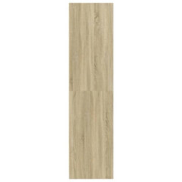 Berkfield Wardrobe Sonoma Oak 100X50X200 Cm Engineered Wood - thumbnail 5
