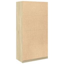 Berkfield Wardrobe Sonoma Oak 100X50X200 Cm Engineered Wood - thumbnail 6