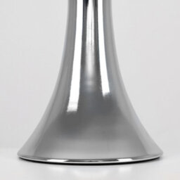 Valuelights Pair Of Brushed Chrome Touch Dimmer Bedside Table Lamps With Blue Cylinder Light Shades - thumbnail 7