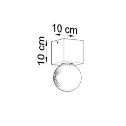Luminosa Lighting Luminosa Ariz Surface Mounted Downlights Flush Light Natural Wood E27 - thumbnail 4