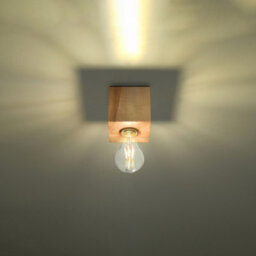 Luminosa Lighting Luminosa Ariz Surface Mounted Downlights Flush Light Natural Wood E27 - thumbnail 2