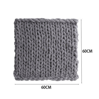 Darphe Pink Hand-Woven Chenille Throw Blanket For Couch And Bed 60Cm L X 60Cm W - image 1