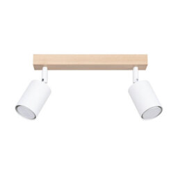 Sollux Lighting Verdo Steel/wood White/wood 2 Lights Modern Ceiling Light - thumbnail 3
