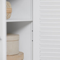 Sobuy Frg238-W, Bathroom Cabinet Versatile Storage Unit With Drawer Moisture-Resistant Storage Cupboard,white - thumbnail 6