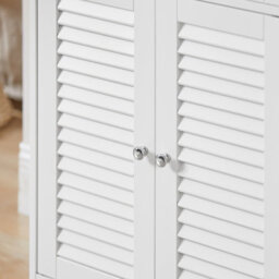 Sobuy Frg238-W, Bathroom Cabinet Versatile Storage Unit With Drawer Moisture-Resistant Storage Cupboard,white - thumbnail 8