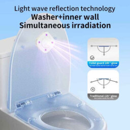Portable Smart Toilet Cleaner Wall Mounted Sterilisation With Usb Charging Led Toilet Light - thumbnail 3