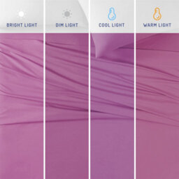 "Ameha Fitted Sheet 40Cm Extra Deep Pocket Bed Sheet Elastic Corners Soft Microfiber Fitted Sheet 16"" (Purple,king 152 X 200 Cm)" - thumbnail 8