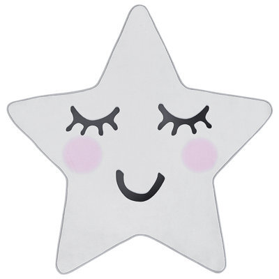 Beliani Kids Rug Sirius White 120 X 120 Cm - image 1