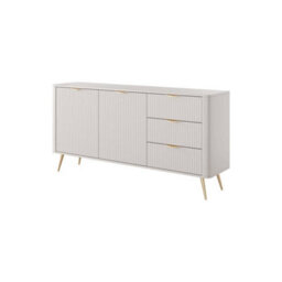 Arte Lante Stylish Beige Sideboard Cabinet 1630mm H810mm D380mm With Two Doors, Two Shelves, And Three Drawers - thumbnail 1