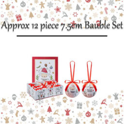 Christmas Bauble Decoration Hanging Tree 12 12 Piece 7. Set - thumbnail 2
