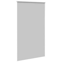 Berkfield Durable Roller Blind Blackout Light Grey 120X230 Cm Fabric Width 116.6 Cm Polyester - thumbnail 3
