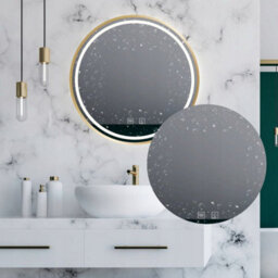 Mirror Led Rea Led P11396 mmj 70Cm Rose Gold, Glass - thumbnail 5