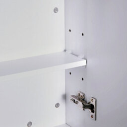 Homcom 60X75Cm Mirror Cabinet Wall Mount Storage Organizer Door Adjustable Shelf - thumbnail 9