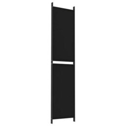 Vidaxl 4-Panel Room Divider Black 200X220 Cm Fabric Room Dividers - thumbnail 6