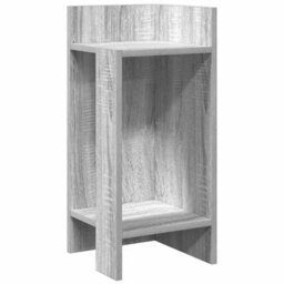 Berkfield Side Tables 2 Pcs With Shelf Grey Sonoma 25.5X27X60 Cm - thumbnail 4