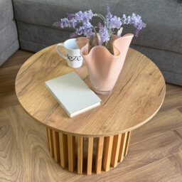 Heze Furniture Lana Modern Sideboard With Four Doors In Oak Artisan - thumbnail 4