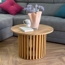 Heze Furniture Lana Modern Sideboard With Four Doors In Oak Artisan - thumbnail 1