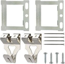 Sisi UK Canvas Floater Box Frame Picture Hanging Kit With Cwh Hangers Hooks Screws And Nails For Stretched Canvas And Frames - thumbnail 1