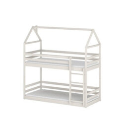 Arte Axel Cotton 90 X 190Cm House Bunk Bed - Foam/bonnell Mattresses Included - thumbnail 1