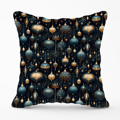 Warren Reed Designer Christmas Decorations Outdoor Cushion 45Cm X 45Cm - image 1