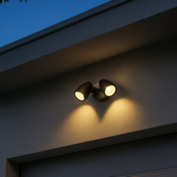CGC Lighting Cgc Martha Ii Black Double Floodlight Led Outdoor - thumbnail 7