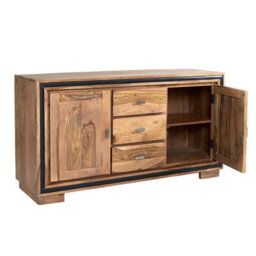 Worcester Jockey Sheesham 2 Doors Sideboard - thumbnail 4