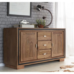 Worcester Jockey Sheesham 2 Doors Sideboard - thumbnail 1