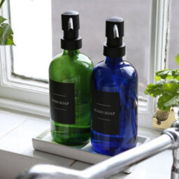 Harbour Housewares 48Pc Soap Dispenser Labels Set - Black - Pack Of 6 - thumbnail 5