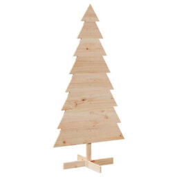 Berkfield Versatile Wooden Christmas Tree For Decoration 150 Cm Solid Wood Pine