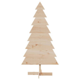 Berkfield Versatile Wooden Christmas Tree For Decoration 150 Cm Solid Wood Pine - thumbnail 3