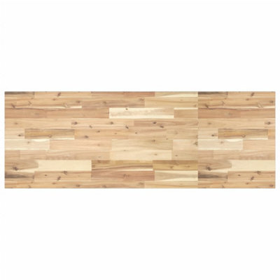 Berkfield Desk Top Untreated 140X50X2 Cm Solid Wood Acacia - image 1
