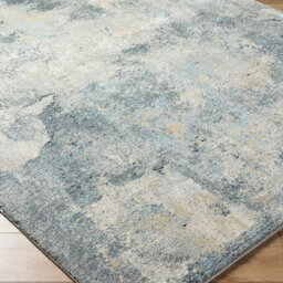 Livabliss Avellino-Abstract Blue Grey Beige Modern Marble High Pile Living Dining Bedroom Rug 160 X 213 Cm Easy Care, Non Shedding - thumbnail 6