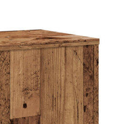 Walplus Plant Stands 2 Pcs Old Wood 33X33X100 Cm Engineered Wood - thumbnail 8
